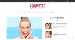 Desktop Screenshot of cosmeticsurgeryandbeauty.com